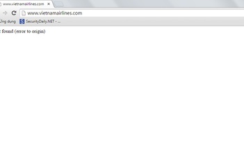 Trang web của Vietnam Airlines bất ngờ không thể truy cập
