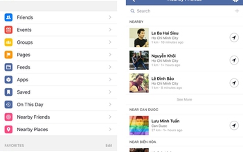 Facebook mở tính năng tìm bạn quanh đây tại Việt Nam