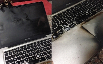 Người dùng hoảng hốt vì Macbook Pro bốc cháy ở Việt Nam