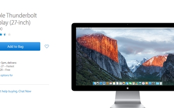 Apple khai tử màn hình Thunderbolt Display