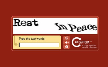 Google khai tử mã nhận dạng Captcha