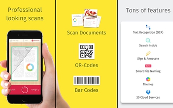 Những ứng dụng giúp biến smartphone thành máy scan