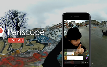 Periscope trên Android cho phép phát sóng 360 độ trực tiếp