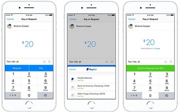 Có thể gửi và nhận tiền trong Facebook Messenger bằng PayPal