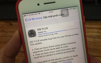 Apple phát hành iOS 11.2.6 sửa lỗi iPhone 'đứng hình' vì ký tự Ấn Độ