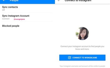 Facebook Messenger đồng bộ dữ liệu với tài khoản Instagram
