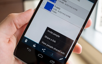 OneDrive cho Android hỗ trợ mở khóa bằng vân tay
