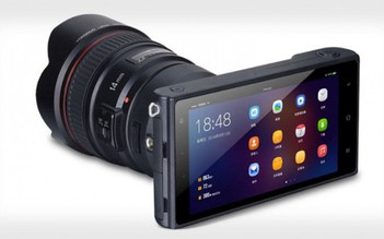 Máy ảnh không gương lật chạy Android, lắp ống kính Canon