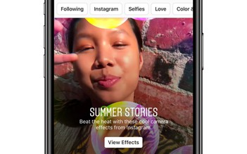 Instagram giúp người dùng 'biến hình' với tính năng thực tế tăng cường