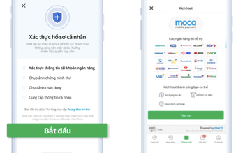Ví điện tử Moca khuyến nghị xác thực thông tin người dùng