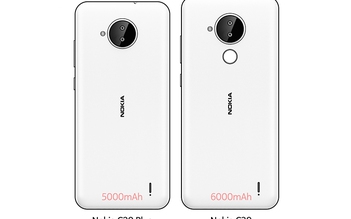 Lộ diện Nokia C20 Plus và C30 trang bị pin khủng