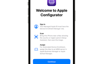 Ứng dụng Apple Configurator đã có mặt trên iPhone