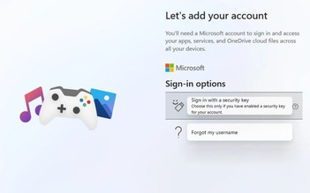 Người dùng cần có tài khoản Microsoft và internet để cài Windows 11 Pro