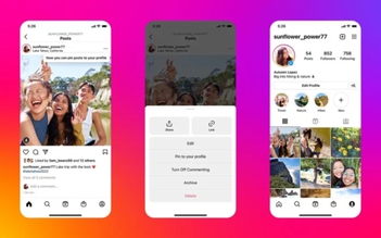 Instagram triển khai tính năng ghim bài viết