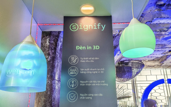 Signify trình diễn công nghệ đèn in 3D thân thiện môi trường