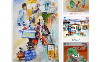 Độc đáo bộ tranh ký họa tái hiện nghĩa tình người Sài Gòn