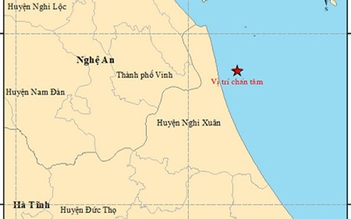Động đất 3 độ richter ngoài khởi vùng biển Hà Tĩnh