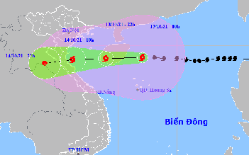 Tin đặc biệt về bão số 8: Thanh Hóa đến Quảng Bình mưa to, gió mạnh từ chiều nay
