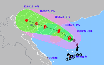 Đêm nay ven biển Quảng Ninh - Ninh Bình bắn pháo hiệu cảnh báo bão số 2