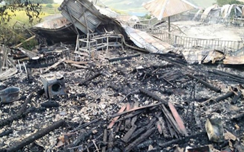 Điều tra vụ cháy 3 nhà sàn trong đêm ở Sa Pa khiến 1 người chết