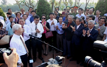 Tổng Bí thư Nguyễn Phú Trọng: 'Quảng Trị phát triển tươi đẹp nhất từ trước đến nay'