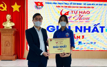Cô học trò miền biển Quảng Trị đạt giải nhất tuần cuộc thi ‘Tự hào Việt Nam’