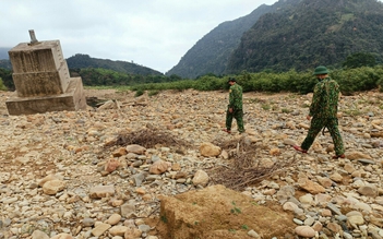 Nhiều cột mốc biên giới Việt - Lào bị hư hỏng, dịch chuyển sau mưa lũ