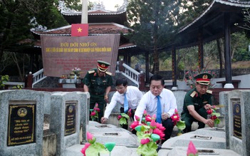 Trưởng ban Tuyên giáo T.Ư dâng hương tưởng niệm anh hùng liệt sĩ tại Tây Ninh