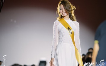 Người đẹp Nhật Bản tiết lộ lý do chọn áo dài xuất hiện tại Miss Grand International