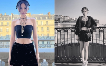 Jennie (BlackPink) khoe dáng tại Paris