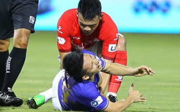 Điểm nhấn lớn nhất của vòng đấu thứ 5 V-League: Chấn thương kinh hoàng của Hùng Dũng
