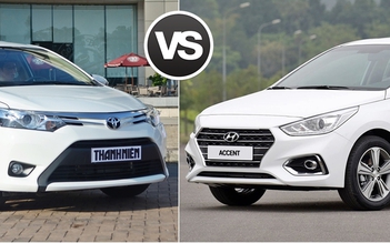Hyundai Accent quyết đấu Toyota Vios: Giá trị hay thương hiệu?