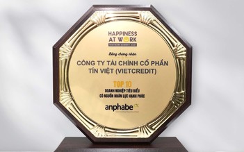 VietCredit được vinh danh Top 10 Doanh nghiệp có nguồn nhân lực hạnh phúc