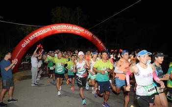 Marathon Trung Nam ‘Vượt trùng khơi’: Tự hào chạy trên vùng biển quê hương