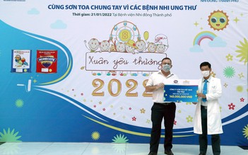 Sơn TOA Việt Nam mang không khí xuân đầm ấm đến Bệnh viện Nhi đồng Thành phố