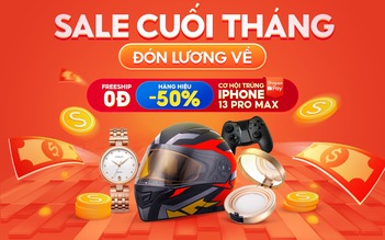 Cuối tháng săn sale chính hãng nhận thêm cơ hội trúng iPhone 13 Pro Max tại Shopee