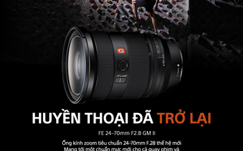 Sony ra mắt FE 24-70mm 2.8 GM II - Ống kính nhỏ và nhẹ nhất thế giới