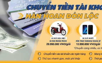 Khuyến mãi lớn dịch vụ ‘Chuyển tiền mặt vào tài khoản tại Bưu điện VN’