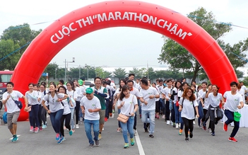 Lần đầu tiên diễn ra cuộc thi ‘marathon chậm’ tại Phú Mỹ Hưng