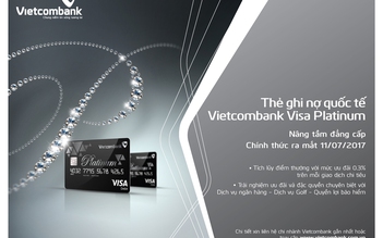 Vietcombank Visa Platinum sẽ ra mắt vào ngày 11.7