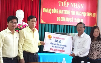 Tập đoàn CIENCO4 hỗ trợ 200 triệu đồng cho bà con tỉnh Khánh Hòa