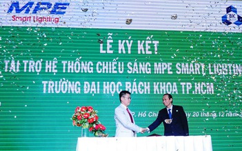 Đại học Bách khoa TPHCM được trang bị hệ thống chiếu sáng trị giá nửa tỉ đồng