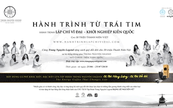 Cùng Trung Nguyên Legend tặng sách quý đổi đời cho 30 triệu thanh niên Việt