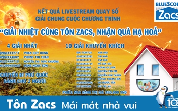 Thông báo kết quả chung cuộc 'Giải nhiệt cùng tôn Zacs, nhận quà hạ hỏa'