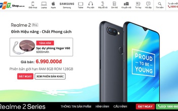 Đặt trước Realme 2 Series tại FPT Shop, nhận ngay sạc dự phòng hấp dẫn