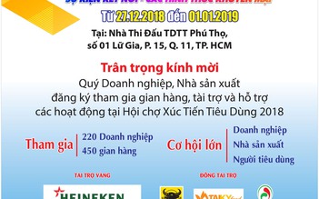 Khởi động ‘Chương trình Hội chợ Xúc tiến tiêu dùng năm 2018’