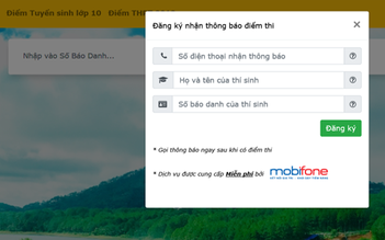 MobiFone ra dịch vụ tra cứu điểm thi miễn phí với tổng đài thông minh