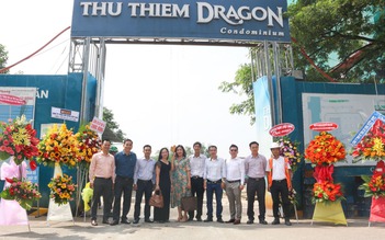 Lễ cất nóc Thủ Thiêm Dragon quận 2