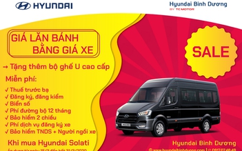 Hyundai Bình Dương: Giá lăn bánh bằng giá xe