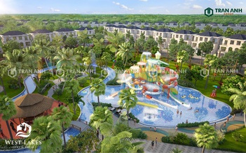 West Lakes Water Park - công viên nước lớn đầu tiên tại Long An sắp hoàn thành